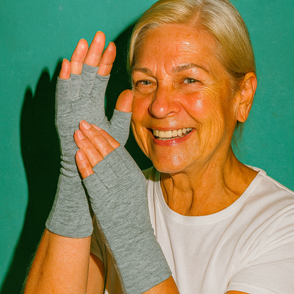 BambuRelief™ Kompressionshandskar – Naturlig lindring för värkande händer