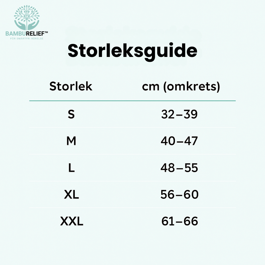 BambuRelief™ - Naturlig smärtlindring för värkande knän