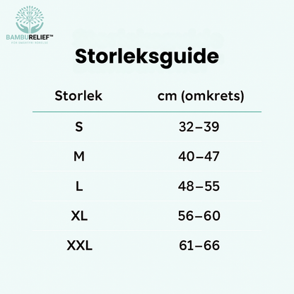 BambuRelief™ - Naturlig smärtlindring för värkande knän